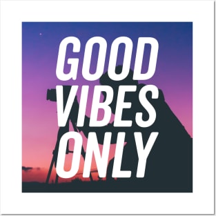 Good Vibes Only Photographers Life T-shirt Posters and Art